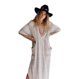 Jens Pirate Booty Free People Kaftan Abaya Maxie Swim Cover Unisex One Size